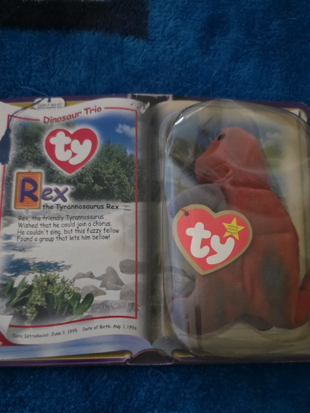 Ty Rex Red Plush Tyrannosaurus Rex Collectible
